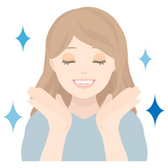 綺麗な歯の女性