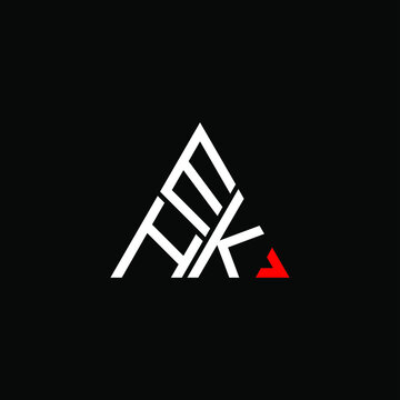 EHK letter logo creative design. EHK unique design
