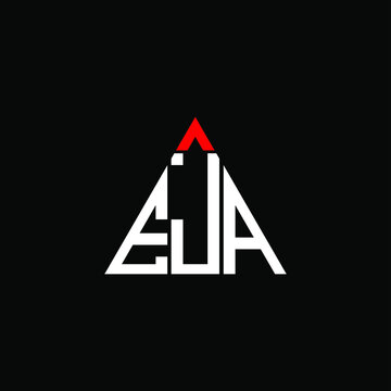 EJA letter logo creative design. EJA unique design
