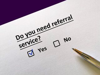 Questionnaire about insurance