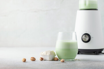 Protein sport shake and powder . Fitness food and drink. Diet