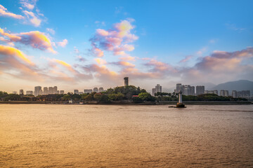 Architecture skyline of Wenzhou, Zhejiang