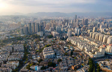 Cityscape of Fuzhou City, Fujian Province, China