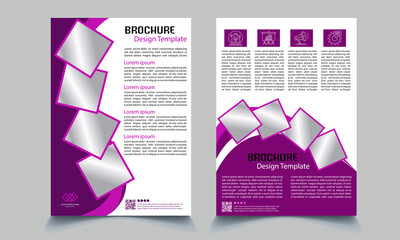 Vector Brochure design. Flyer template for a business, education, advertisement. A4 poster layout Vector illustration eps editable file.