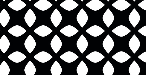 Fototapeta premium Abstract seamless pattern, minimal geometric background, repeating geometric pattern, graphic modern pattern, black and white pattern background