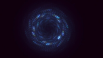 3D rendering abstract mandala fractal background