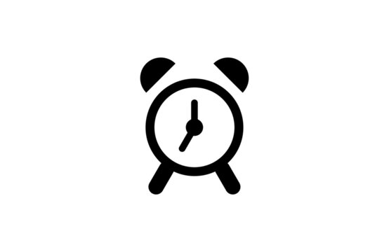 alarm clock icon Simple Cute Vector Design Illustration