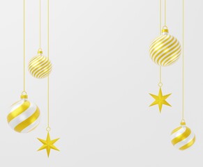 3d render Christmas Ornament