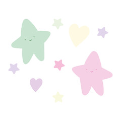 cute stars decoration
