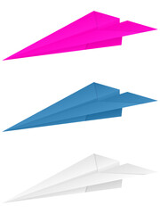Paper airplane set