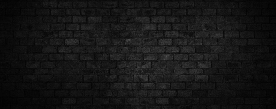 Dark Brick Wall Surface Texture Black Friday Background 