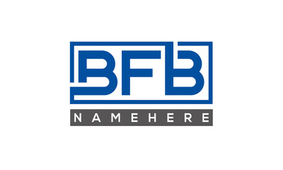 BFB creative three letters logo