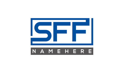 SFF creative three letters logo