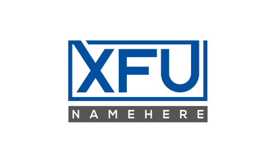 XFU creative three letters logo