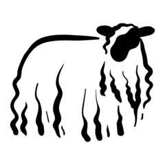 Black sheep Line art