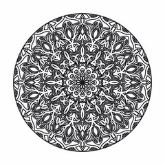 Vector round abstract circle. Luxury Mandala style.