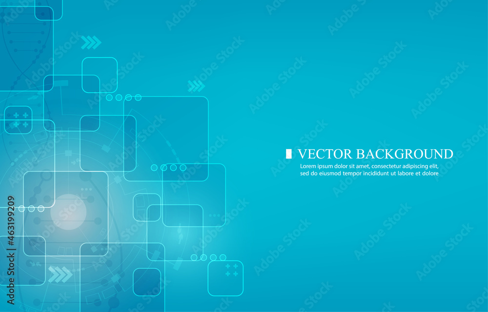 Aufkleber abstract vetor geometric technology square pattern background