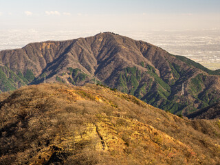sunset in the mountains