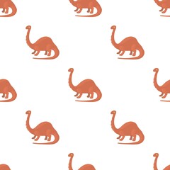 Apatosaurus dinosaur pattern seamless background texture repeat wallpaper geometric vector