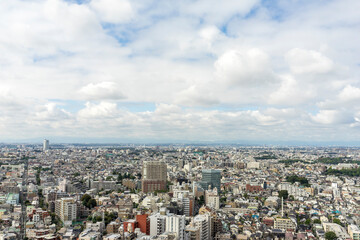 Obraz premium 都市の風景 東京世田谷からの眺望