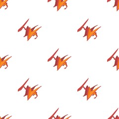 Pterodactyl pattern seamless background texture repeat wallpaper geometric vector