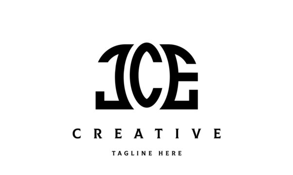 JCE creative three latter logo design	