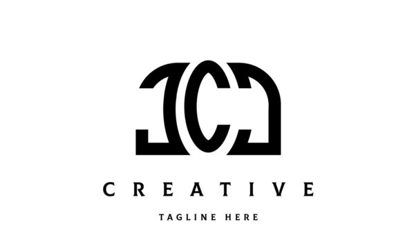 JCJ creative three latter logo design	