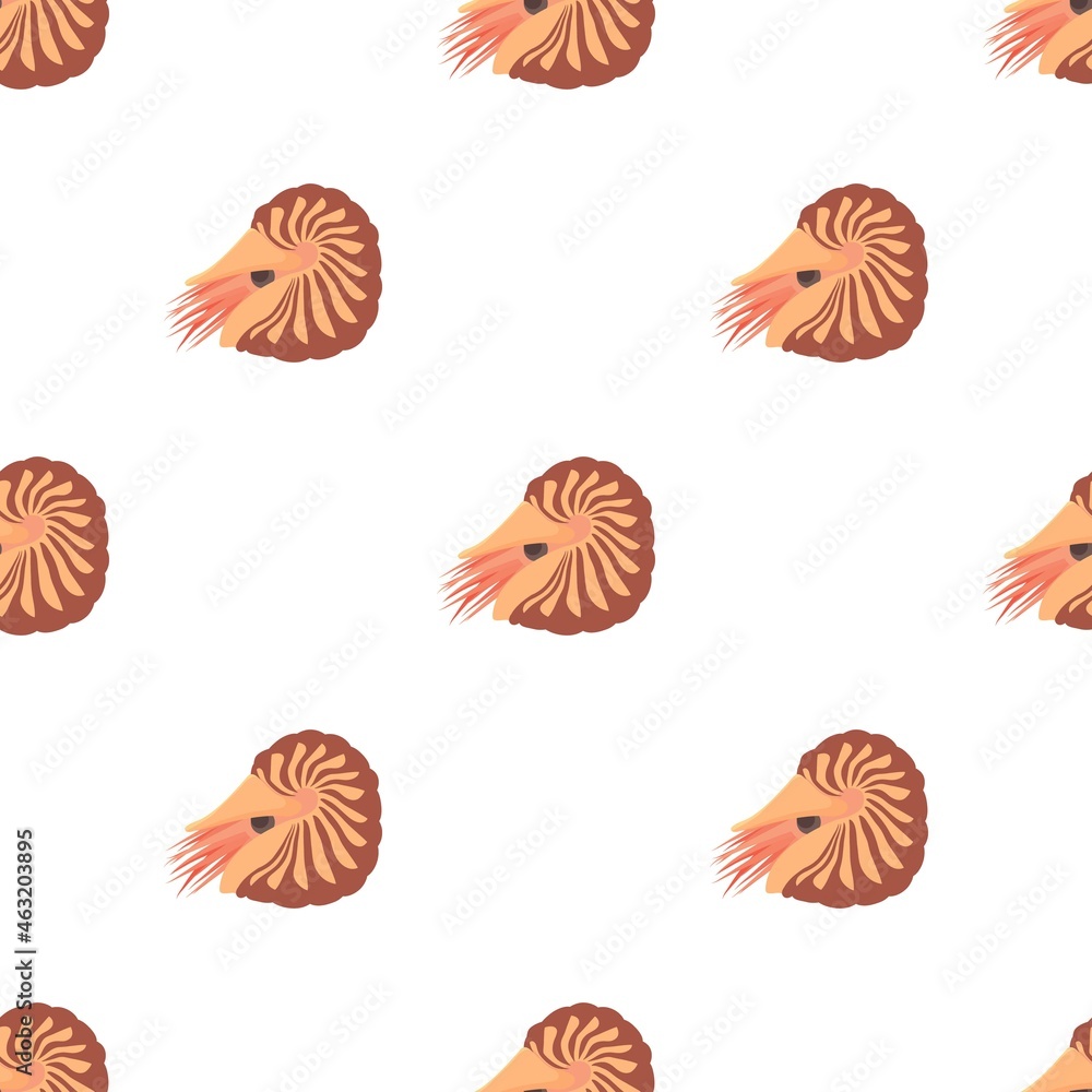 Poster clam pattern seamless background texture repeat wallpaper geometric vector