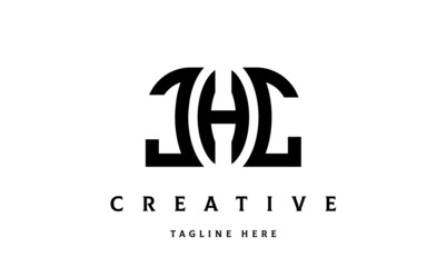 JHC creative three latter logo design	