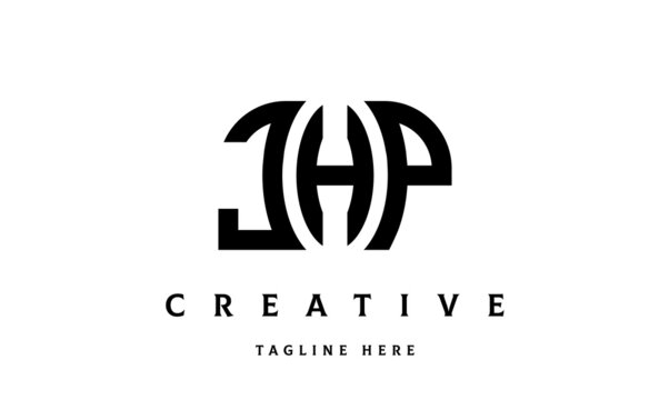 JHP creative three latter logo design	