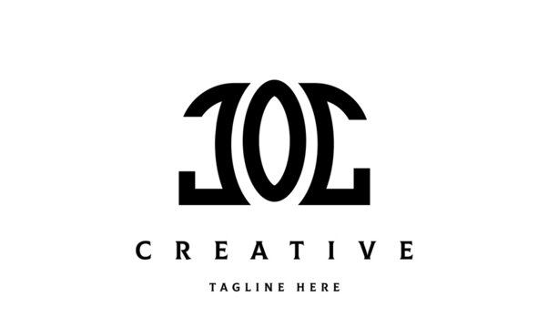 JOC creative three latter logo design	