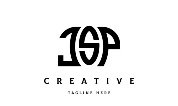 JSP creative three latter logo design	