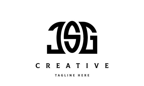 JSG creative three latter logo design	