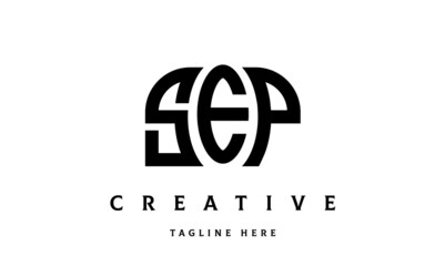 SEP creative three latter logo design	