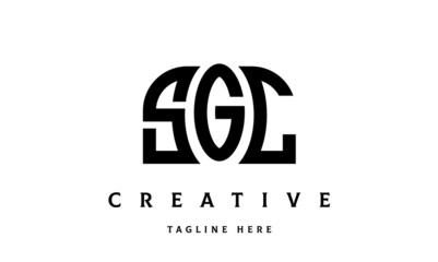 SGC creative three latter logo design	