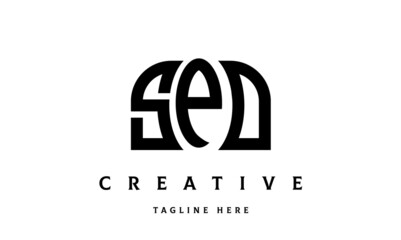 SPD creative three latter logo design	