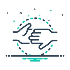 Mix icon for committed