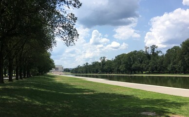 Historical US architecture Lincoln Memorial in Washington DC