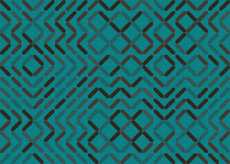 Abstract Geometric Pattern generative computational art illustration