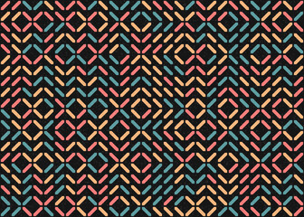 Abstract Geometric Pattern generative computational art illustration