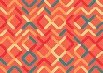 Abstract Geometric Pattern generative computational art illustration