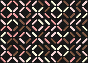 Abstract Geometric Pattern generative computational art illustration