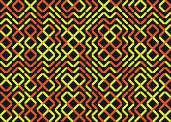 Abstract Geometric Pattern generative computational art illustration