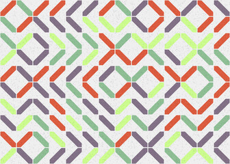 Abstract Geometric Pattern generative computational art illustration