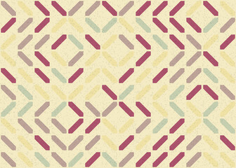 Abstract Geometric Pattern generative computational art illustration