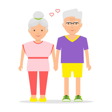 Old couple in love. Elderly lifestyle. Seniors activities.