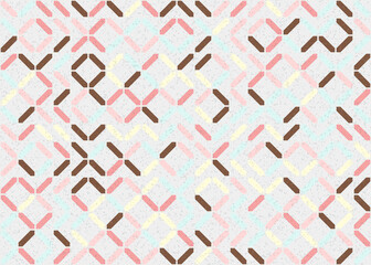 Abstract Geometric Pattern generative computational art illustration