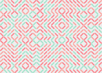 Abstract Geometric Pattern generative computational art illustration