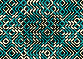 Abstract Geometric Pattern generative computational art illustration