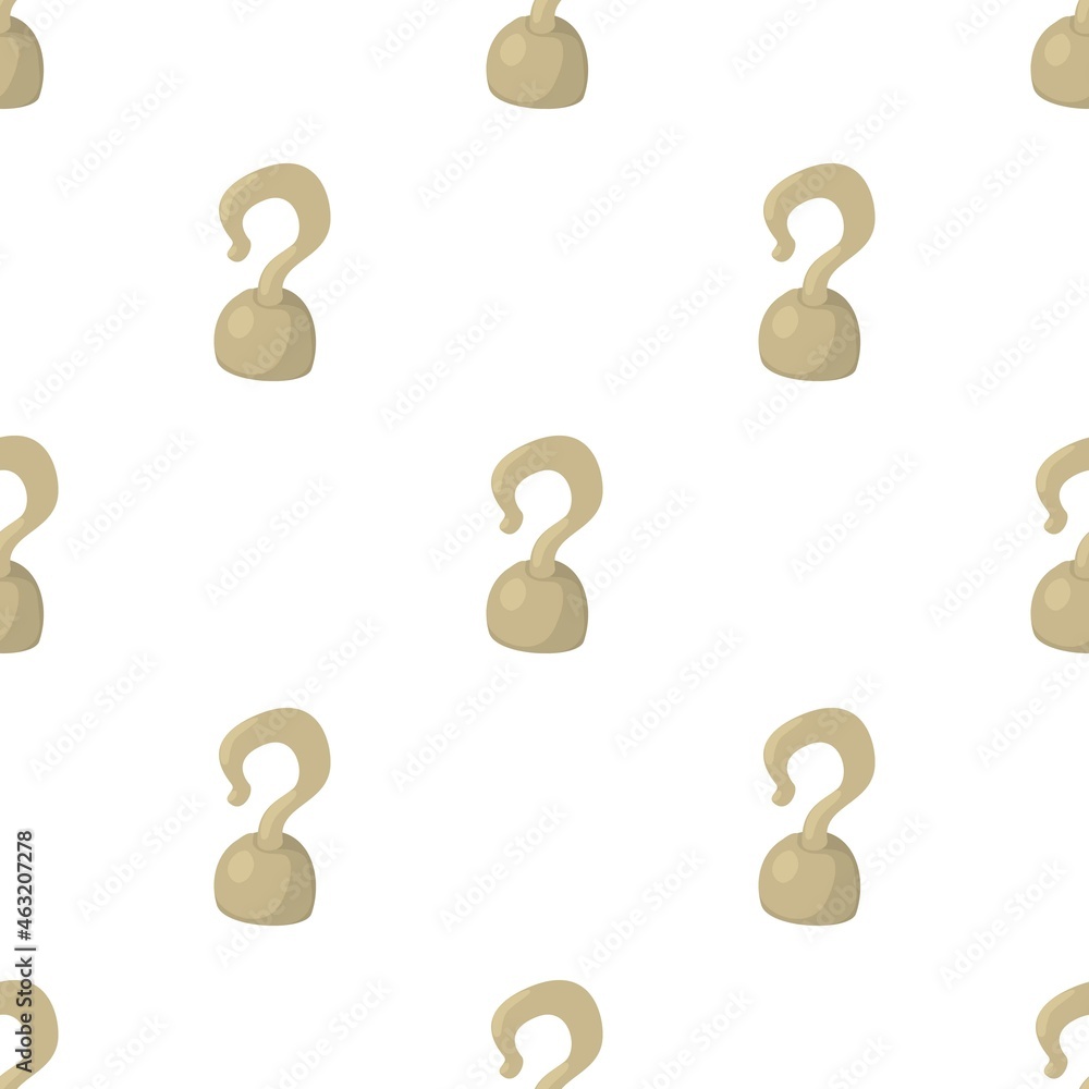 Poster hook pattern seamless background texture repeat wallpaper geometric vector